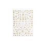 Emmi-Nail 3D Art Nail Sticker Golden Christmas 