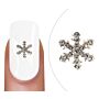 Nail Charm Schneeflocke crystal