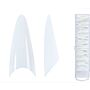 Emmi-Nail Stiletto tip box 100 pieces natural