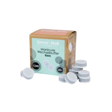 Emmi-Nail Manicure/Pedicure Interchangeable Buffer Small 30 pcs -K240-