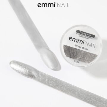 Emmi-Nail Glossy-Gel Silver State 5ml -F224-