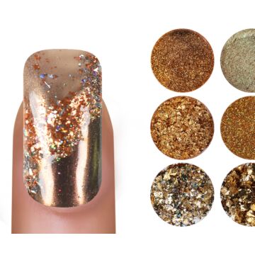 Emmi Nail Art Powder Set Gold