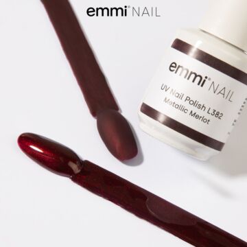 Emmi Shellac UV/LED lacquer Metallic Merlot -L382-