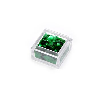 Effect sequins large green
