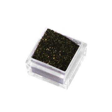 Glitter powder olive