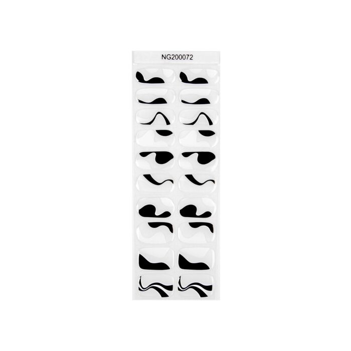 Emmi-Nail Gel Nail Foils Black Waves 20pcs.