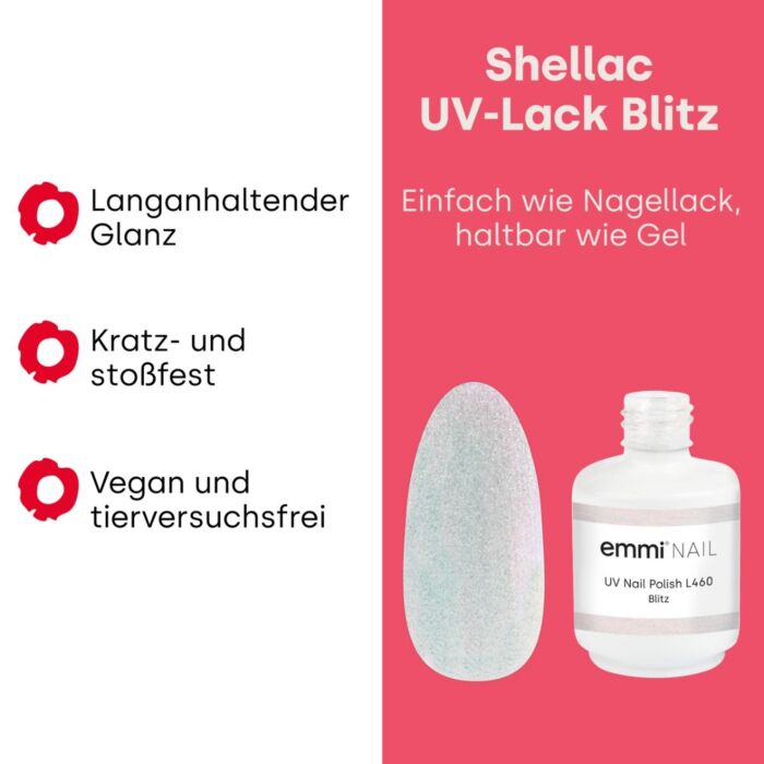 Emmi Shellac UV/LED Lacquer Flash -L460-