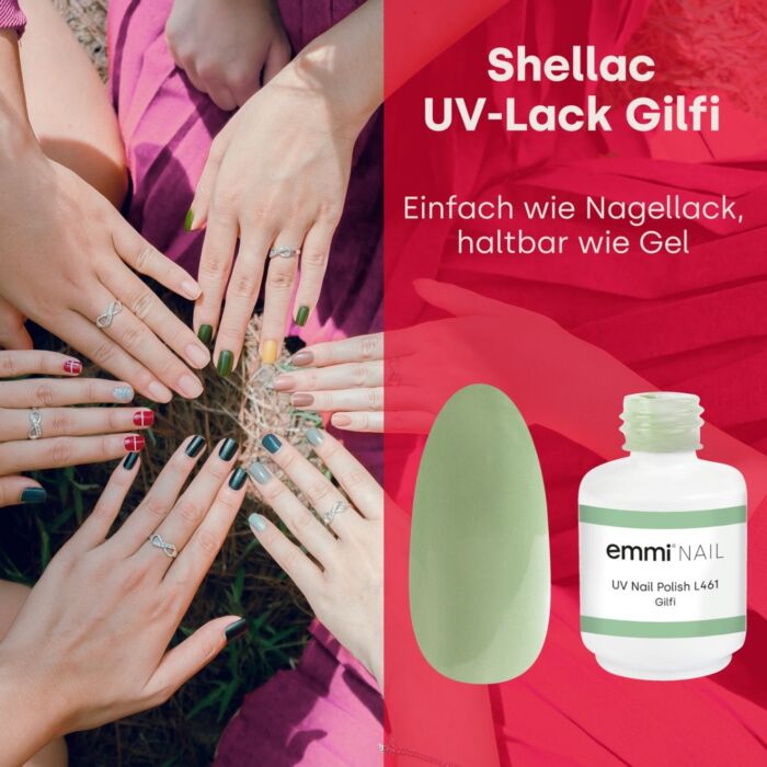 Emmi Shellac UV/LED lacquer Gilfi -L461-