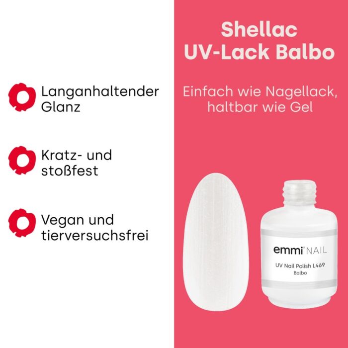 Emmi Shellac UV/LED lacquer Balbo -L469-