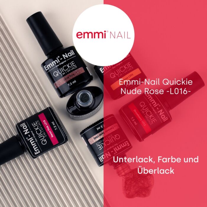 Emmi-Nail Quickie Nude Rose 3in1 -L016-