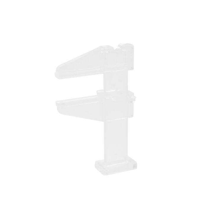 Pinch clamp, transparent