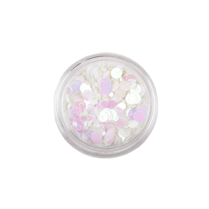 Sequin mix white