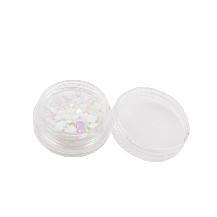 Sequin mix white