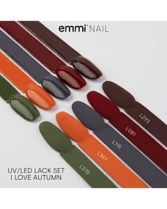 Shellac UV/LED lacquer set "I love autumn"