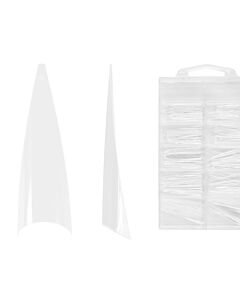 Emmi-Nail Stiletto tip box 100 clear "long"