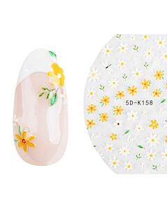 Emmi-Nail 5D Art Nail Sticker Daisy