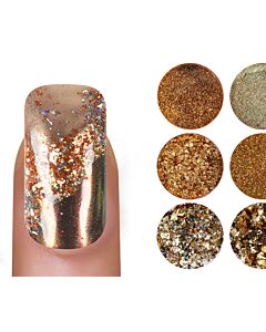 Emmi Nail Art Powder Set Gold