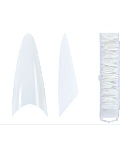 Emmi-Nail Stiletto tip box 100 pieces natural